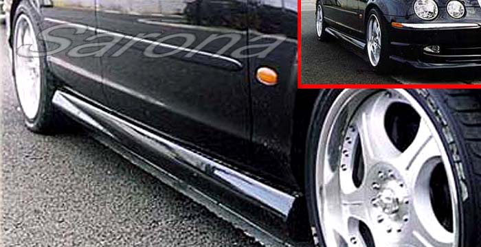 Custom Jaguar S Type  Sedan Side Skirts (2000 - 2009) - $389.00 (Part #JG-006-SS)